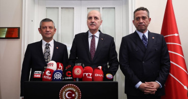 TBMM Başkanı Kurtulmuş, CHP Genel Başkanı Özel ile Görüştü