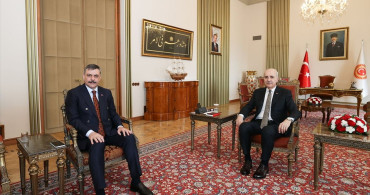 TBMM Başkanı Kurtulmuş, İçişleri Bakanı Çiftçi ile Görüştü