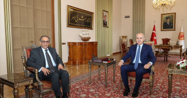 TBMM Başkanı Kurtulmuş, Kuveyt Büyükelçisi Al-Adwani'yi Ağırladı