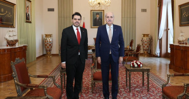 TBMM Başkanı Kurtulmuş, TİKA Başkanı Abdullah Eren'i Ağırladı