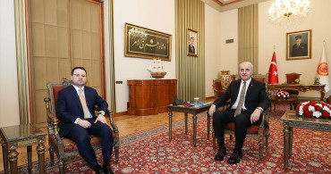 TBMM Başkanı Kurtulmuş ve Adalet Bakanı Gürlek'ten Önemli Görüşme