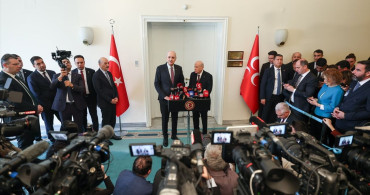 TBMM Başkanı Numan Kurtulmuş'un MHP Lideri Devlet Bahçeli Ziyareti