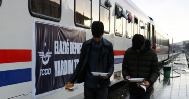 TCDD Elazığ'da Vagonlarını Depremzedelerin Kullanımına Açtı