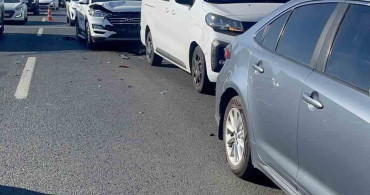 Tekirdağ Çorlu'da iki ayrı yerde 8 araçlı zincirleme kaza: 3 yaralı