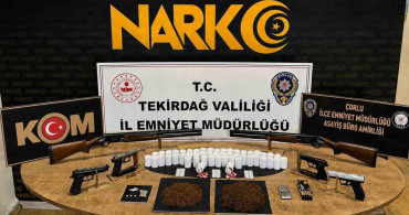 Tekirdağ'da 5 günde uyuşturucudan 13 tutuklama
