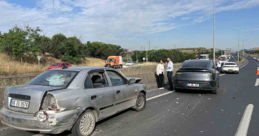 Tekirdağ’da 500 metre arayla iki zincirleme kaza