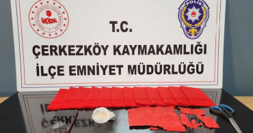 Tekirdağ'da Aile İçi Şiddet İhbarı Üzerine Uyuşturucu Ele Geçirildi