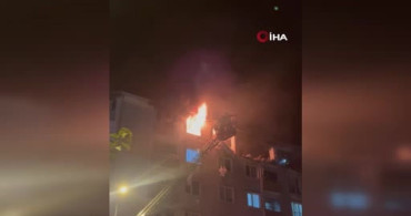 Tekirdağ'da apartman dairesinde patlama ve yangın
