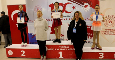 Tekirdağ'da Buz Pateni Heyecanı Sona Erdi