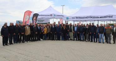 Tekirdağ'da Çiftçilere Yazlık Sebze Fidesi Dağıtıldı