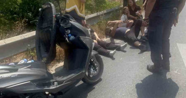 Tekirdağ'da devrilen motosiklette 3 kişi yaralandı