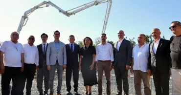 Tekirdağ'da mezarlık ve gasilhane ek hizmet binasının temeli atıldı