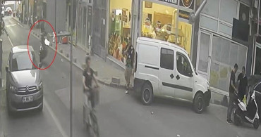 Tekirdağ'da motosiklet kazası: Yaya son anda kurtuldu