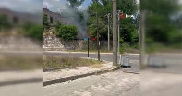 Tekirdağ'da ot yangını paniğe neden oldu