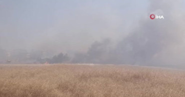 Tekirdağ'da tarım arazisinde iki noktada yangın