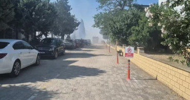 Tekirdağ'da tarla yangınına karşı biçerdöverlerle hasat mücadelesi