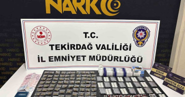 Tekirdağ’da uyuşturucu operasyonlarında 110 şüpheli hakkında işlem yapıldı, 9 kişi tutuklandı