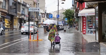 Tekirdağ'da yağışlar etkili oldu
