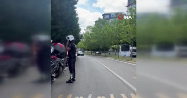 Tekirdağ'da yetersiz ehliyetten ceza alan motosikletlinin ehliyeti iptal edildi