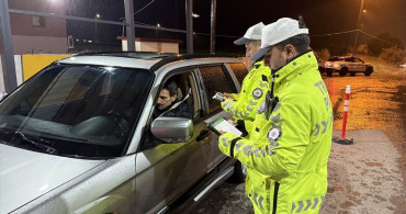 Tekirdağ'da Yılbaşı Öncesi Trafik Denetimi