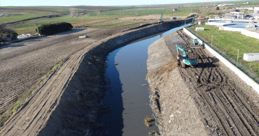 Tekirdağ'ın Ergene İlçesinde Dere Islahı Çalışmaları Başladı