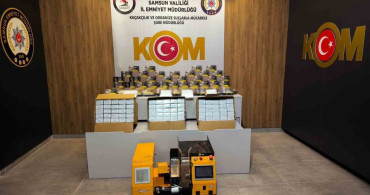 Tekkeköy'de Kaçak Sigara Operasyonu Gerçekleştirildi