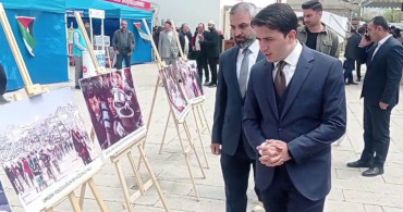 Tekman'da Gazze İçin Hayır Çarşısı Düzenlendi