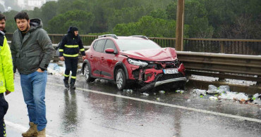 TEM Otoyolu'nda Zincirleme Kaza: 6 Araç Çarpıştı, 3 Yaralı