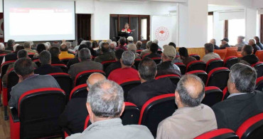 Tercan'da Kırsal Kalkınma ve Sulama Destekleri Toplantısı