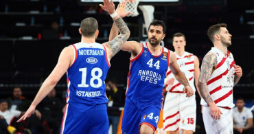 THY Avrupa Ligi 30. Hafta: Anadolu Efes 101 - 95 AX Olimpia Milan (Maç Sonucu)