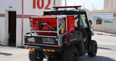 TİKA, El Halil'de Yangınla Mücadele Kapasitesini Artırdı