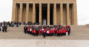 TMOK Başkanı Veli Ozan Çakır Anıtkabir'i Ziyaret Etti