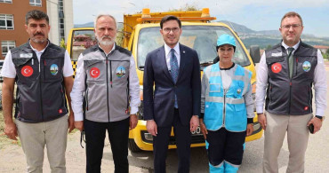 Tokat Belediyesi'nde İlk Kadın Çöp Taksi Sürücüsü Göreve Başladı