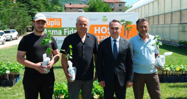 Tokat'ta bağcılığı desteklemek için asma fidanı dağıtımı yapıldı