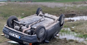 Tokat'ta Devrilen Otomobilde 3 Yaralı