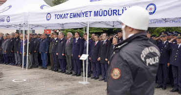 Tokat'ta Polis Teşkilatı'nın 181. Yıl Dönümü Yağmur Altında Kutlandı