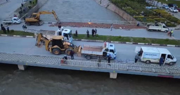 Tokat'ta Sel Riski Nedeniyle Çedaş Köprüsü Yıkılıyor