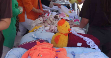 Toplum ve ruh sağlığı merkezi’nin el sanatları sergisi açıldı