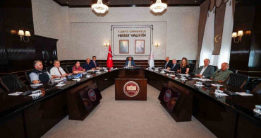 Toprak koruma kurulu vali masatlı başkanlığında toplandı