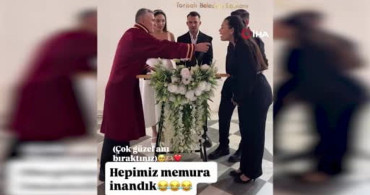 Torbalı'da Nikah Töreninde Beklenmedik Şaka