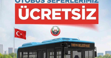 Tosya'da 19 Mayıs'ta Halk Otobüsleri Ücretsiz