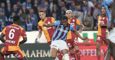 Trabzonspor, Galatasaray'ı İlk Yarıda Geçti