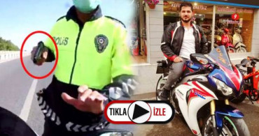 Trafik Polisi Motorlu Sürücüyü Silah Çekip Durdurdu