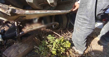 Traktörün altında kalan şahıs, ekiplerin çalışmasıyla kurtarıldı