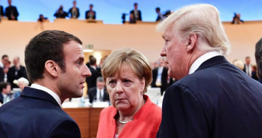 Trump, Merkel ve Macron'la Suriye Hakkında Görüştü