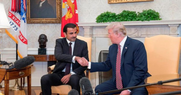 Trump ve Katar Emiri Şeyh Temim'den İş Birliği Mesajları