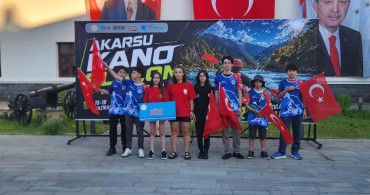 Tunceli'de akarsu kano slalom bahar kupası başladı