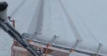 Tunceli'de Kar Yağışı Etkili Oluyor