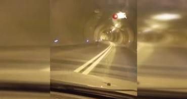Tünelde Ayı Paniği
