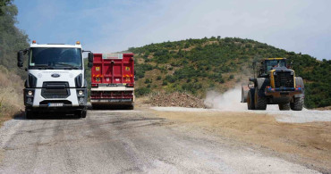Turgutlu'da yol seferberliği devam ediyor